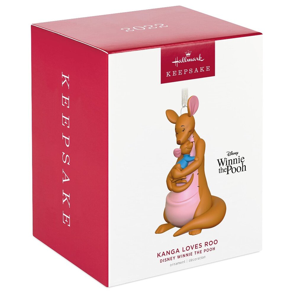 New! Porcelain Disney Kanga Loves Roo Hallmark Keepsake Ornament Winnie the Pooh